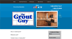 Desktop Screenshot of groutguynj.com